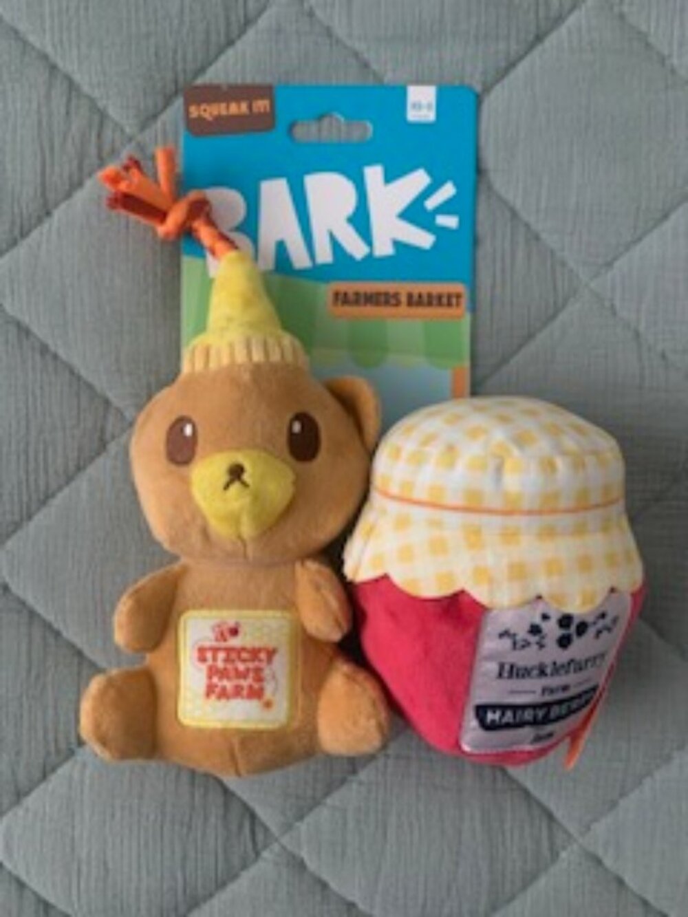 That's My Jam, Honey Plush Multi-Part + Enrichment Dog Toy - NWT